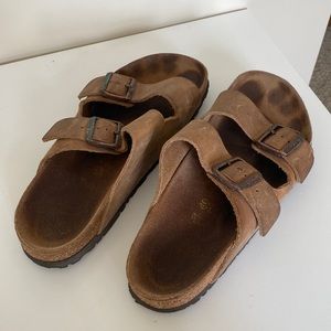Brown Birkenstocks